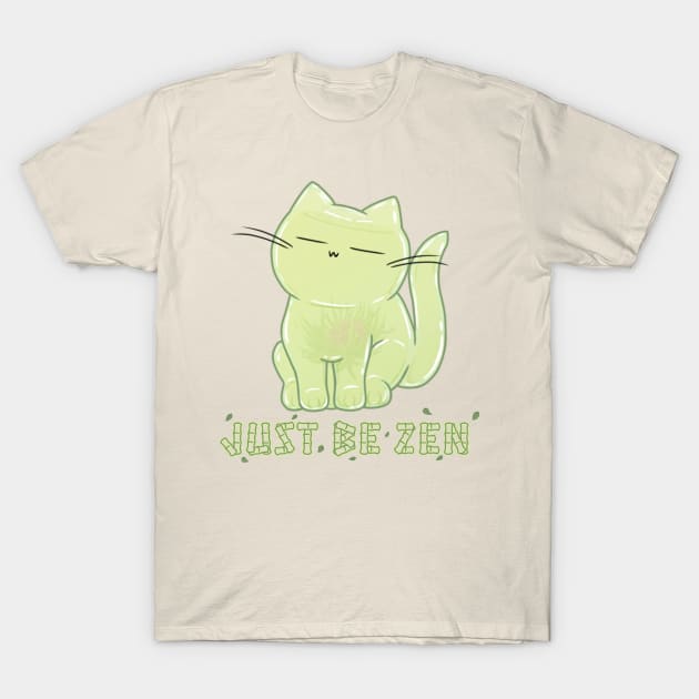 Zen KitTea T-Shirt by SupernovaAda